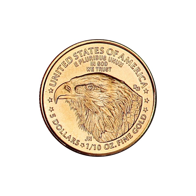 USA, 5 dollars, 2026, 3,11 g gull (1/10 oz)