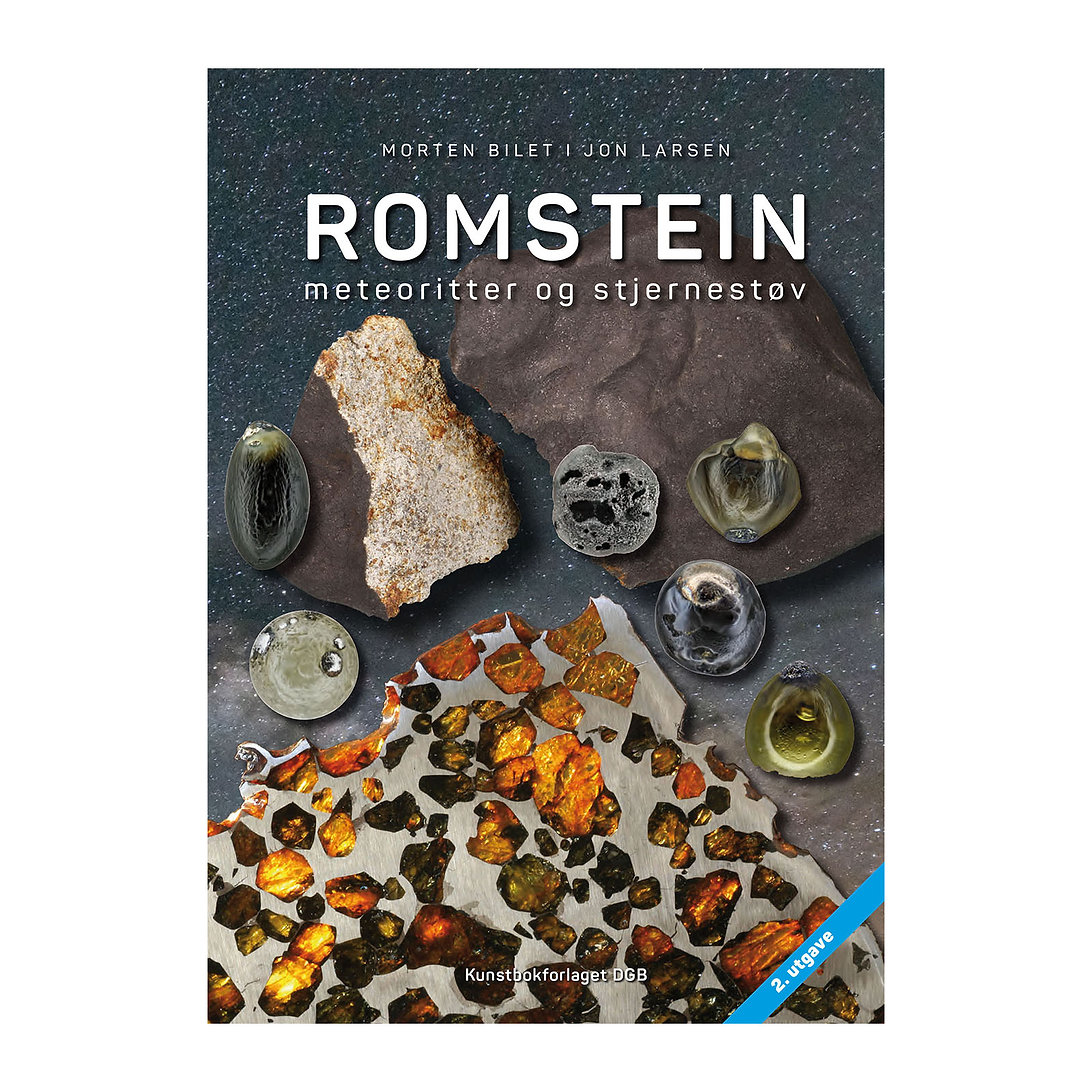 Romstein – Meteoritter og stjernestøv (2025): Ny norsk bok om meteoritter, mikrometeoritter og romstein